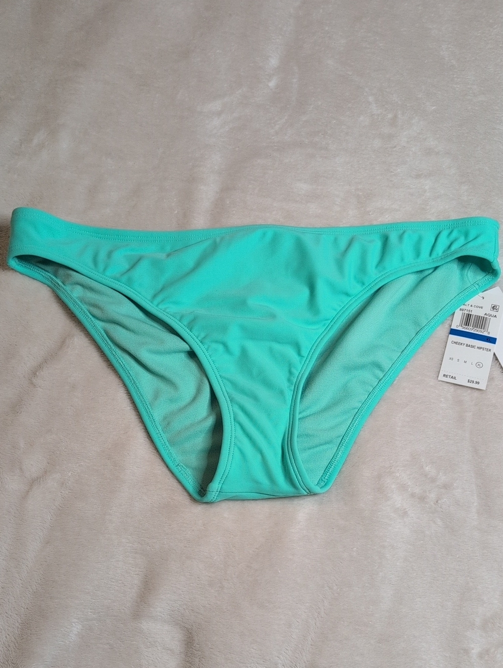 Salt & Cove Women’s Aqua Bikini Bottom - Teal